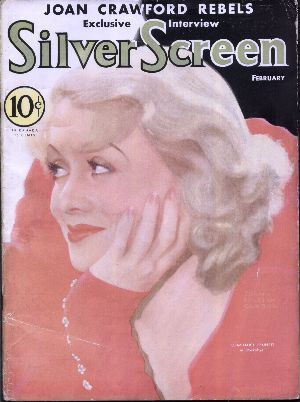 SILVER SCREEN magazine side cover February 1933