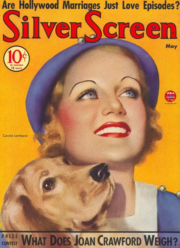SILVER SCREEN magazine side cover May 1934