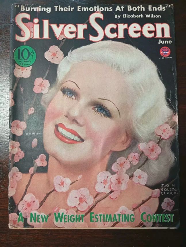 SILVER SCREEN magazine side cover June 1934