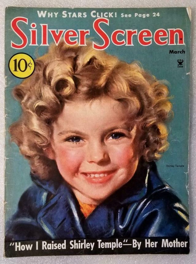 SILVER SCREEN magazine side cover March 1935