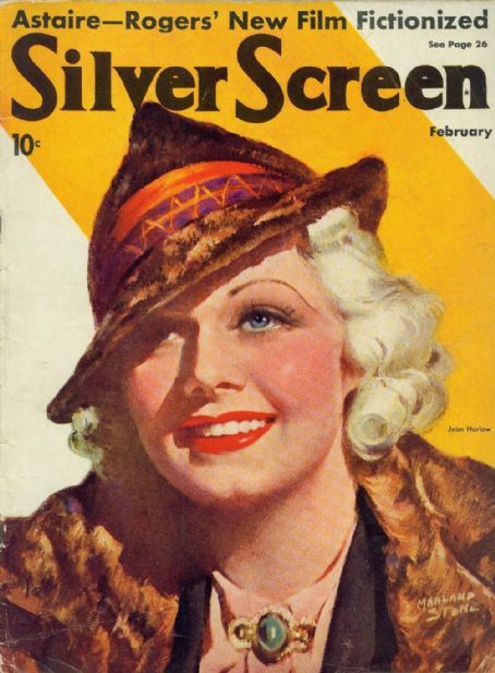 SILVER SCREEN magazine side cover February 1936