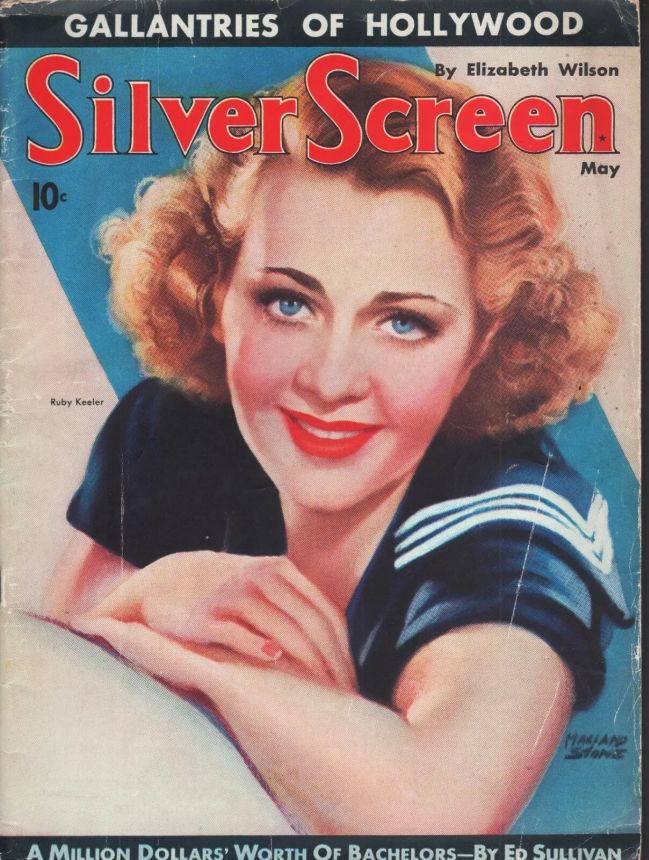 SILVER SCREEN magazine side cover May 1936