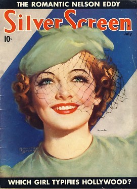 SILVER SCREEN magazine side cover July 1936