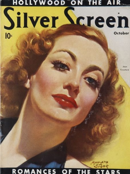 SILVER SCREEN magazine side cover October 1936