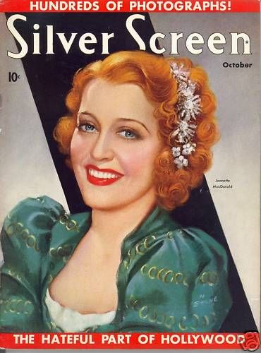 SILVER SCREEN magazine side cover October 1937