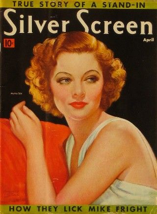SILVER SCREEN magazine side cover April 1938