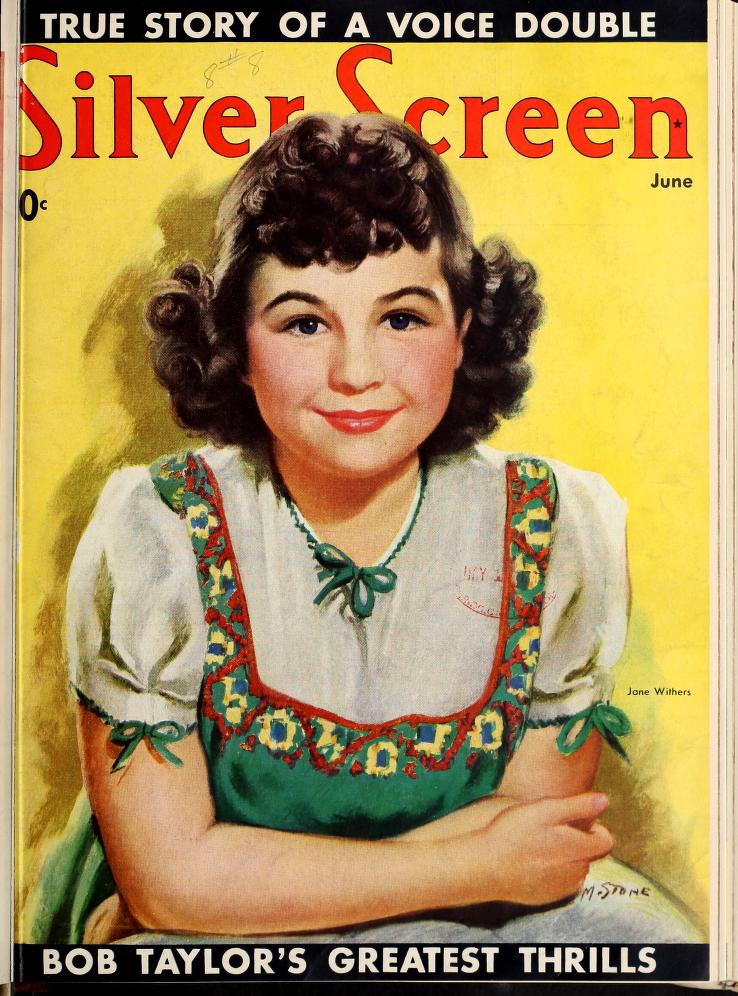 SILVER SCREEN magazine side cover June 1938
