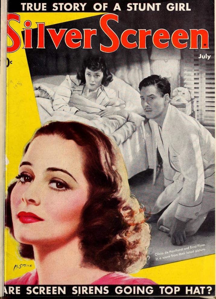 SILVER SCREEN magazine side cover July 1938