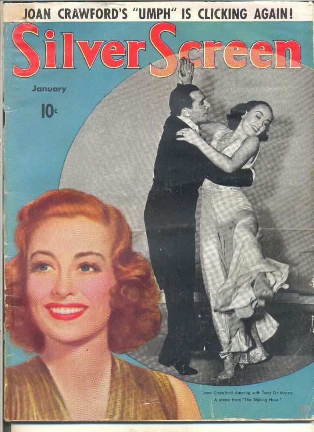 SILVER SCREEN magazine side cover January 1939