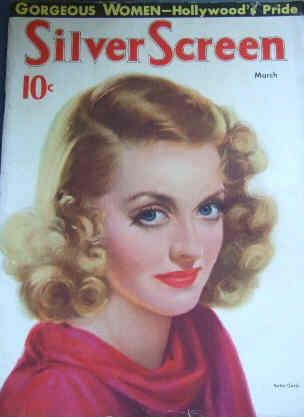 SILVER SCREEN magazine side cover March 1939