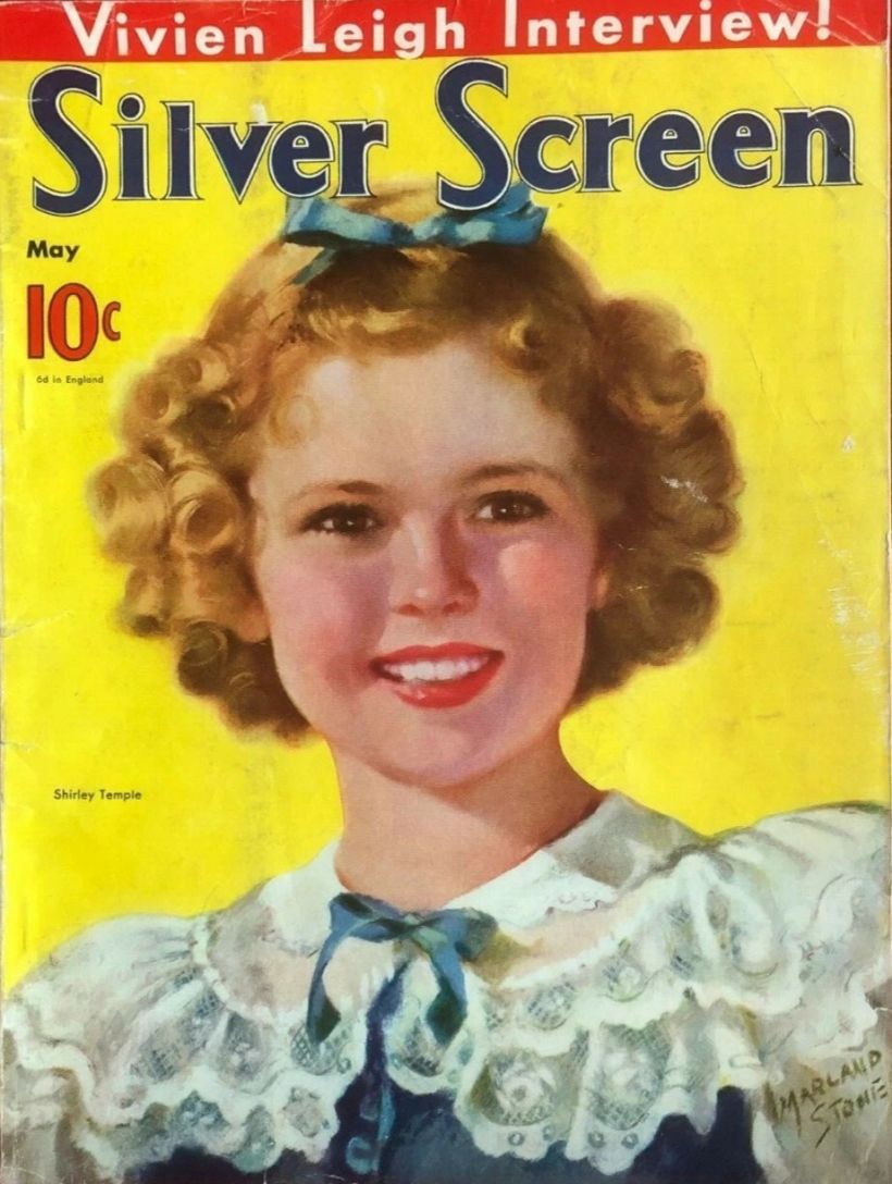 SILVER SCREEN magazine side cover May 1939