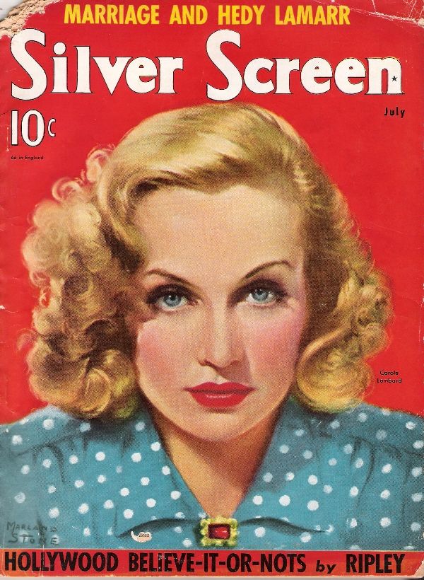 SILVER SCREEN magazine side cover July 1939