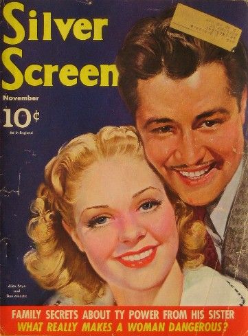 SILVER SCREEN magazine side cover November 1939