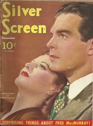 SILVER SCREEN magazine side cover December 1939