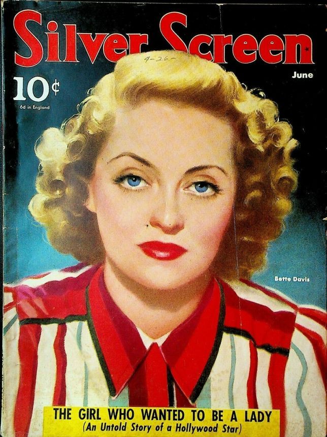 SILVER SCREEN magazine side cover June 1940