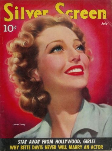 SILVER SCREEN magazine side cover July 1940