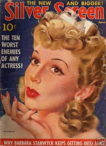 SILVER SCREEN magazine side cover June 1941