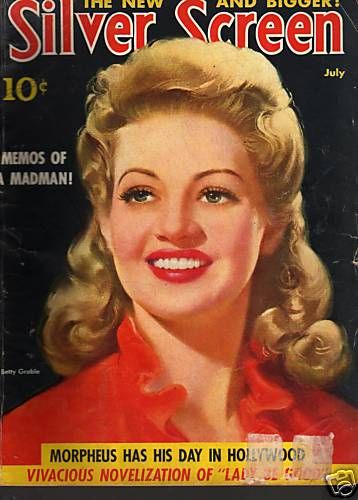 SILVER SCREEN magazine side cover July 1941