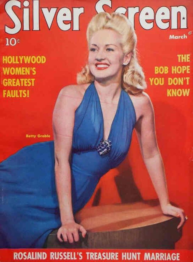 SILVER SCREEN magazine side cover March 1942