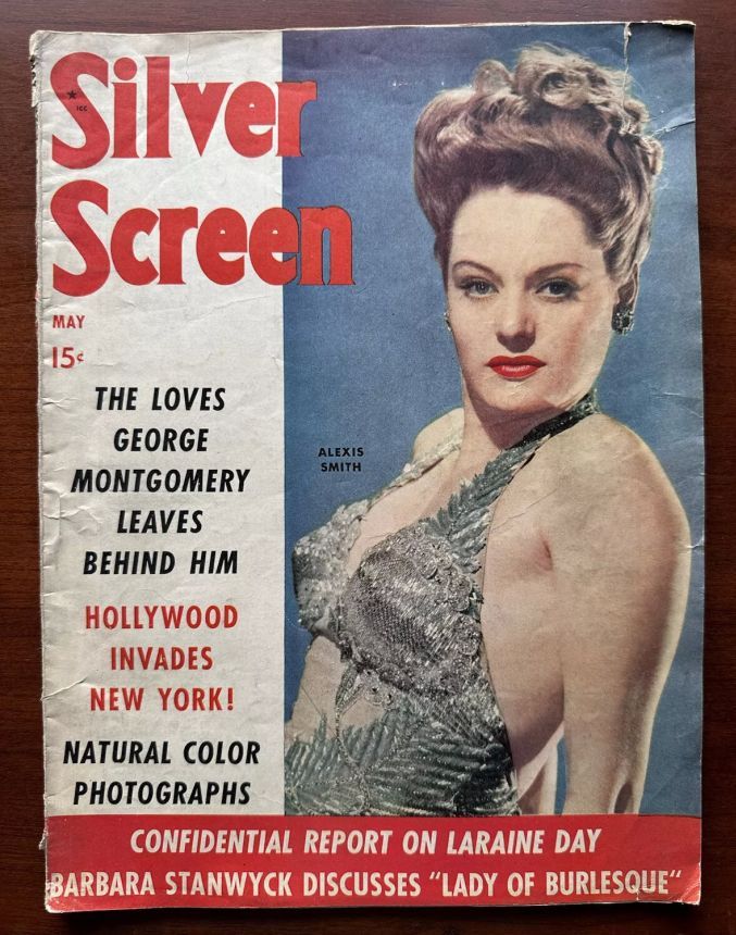 SILVER SCREEN magazine side cover May 1943