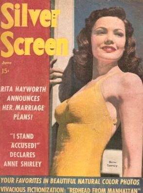 SILVER SCREEN magazine side cover June 1943