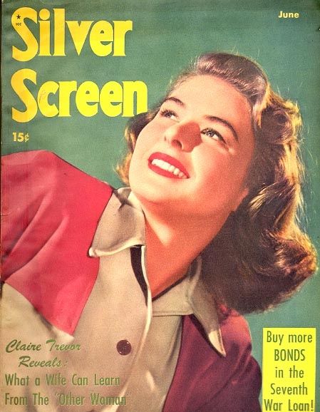 SILVER SCREEN magazine side cover June 1945
