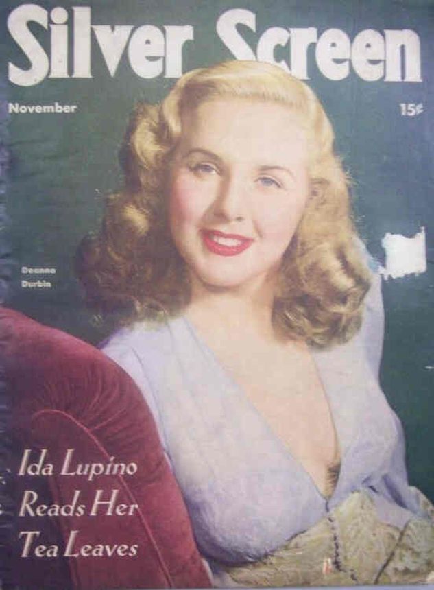 SILVER SCREEN magazine side cover November 1945