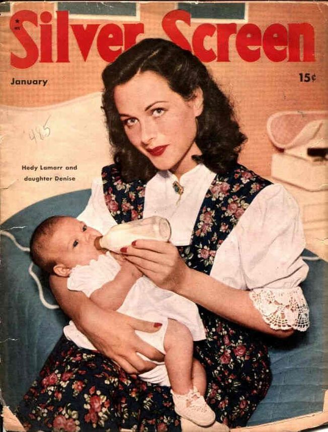 SILVER SCREEN magazine side cover January 1946