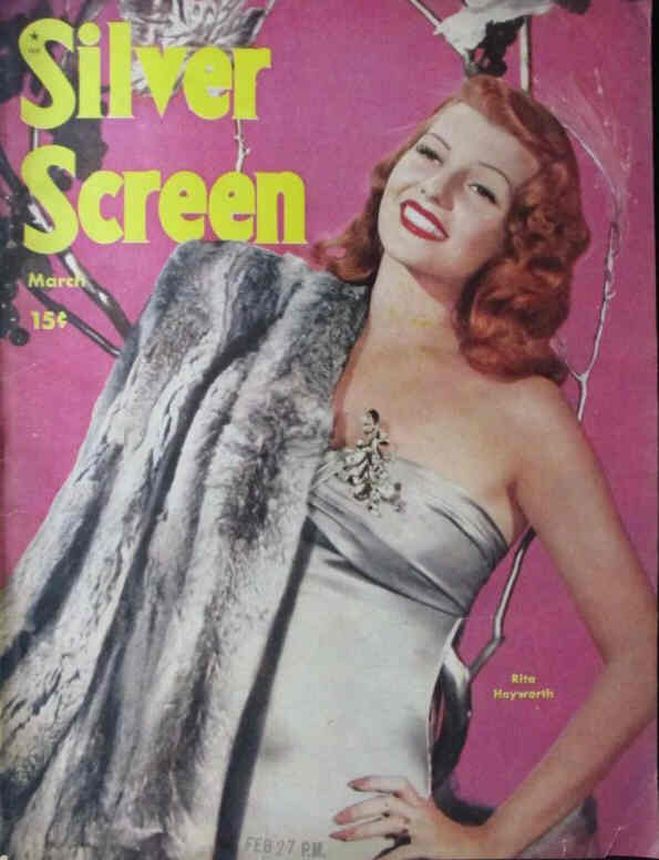 SILVER SCREEN magazine side cover March 1946