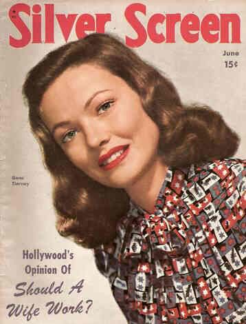 SILVER SCREEN magazine side cover June 1946