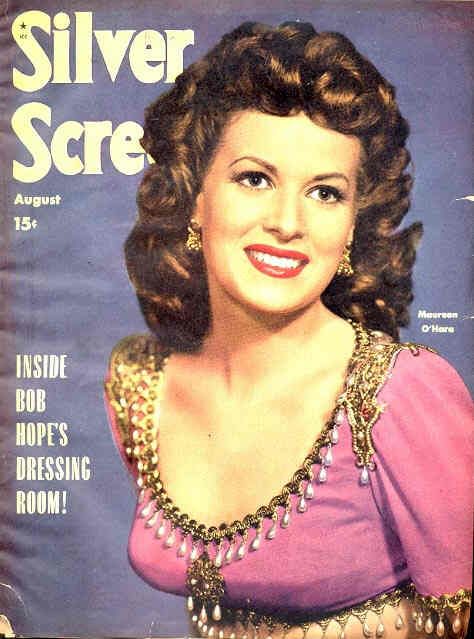 SILVER SCREEN magazine side cover August 1946