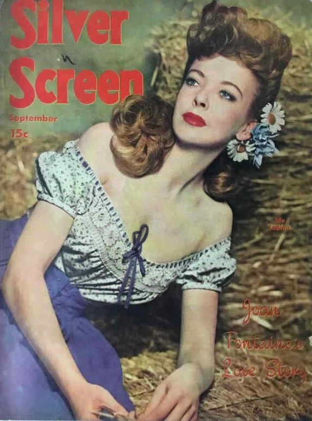 SILVER SCREEN magazine side cover September 1946