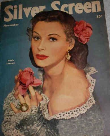 SILVER SCREEN magazine side cover November 1946