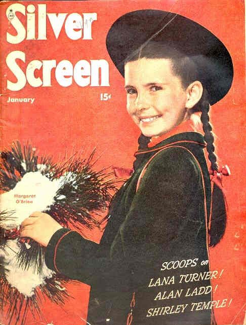 SILVER SCREEN magazine side cover January 1947