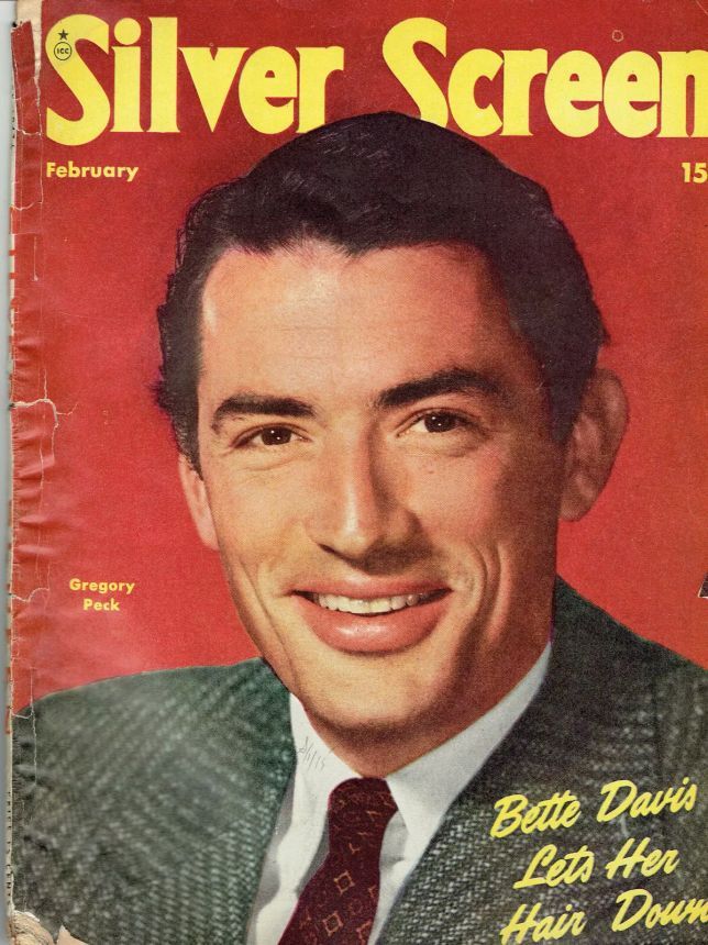 SILVER SCREEN magazine side cover February 1947