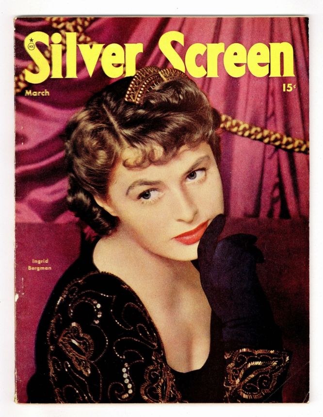 SILVER SCREEN magazine side cover March 1947
