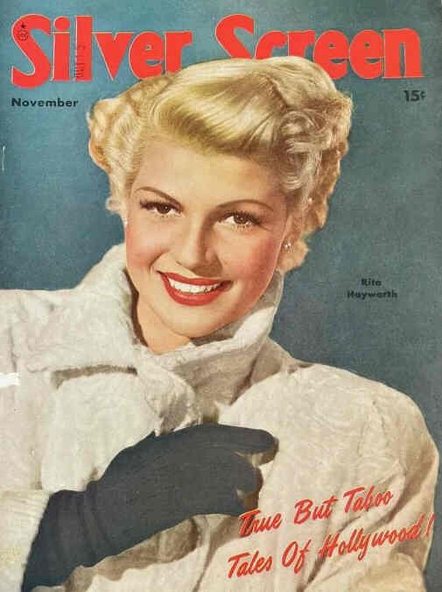 SILVER SCREEN magazine side cover November 1947