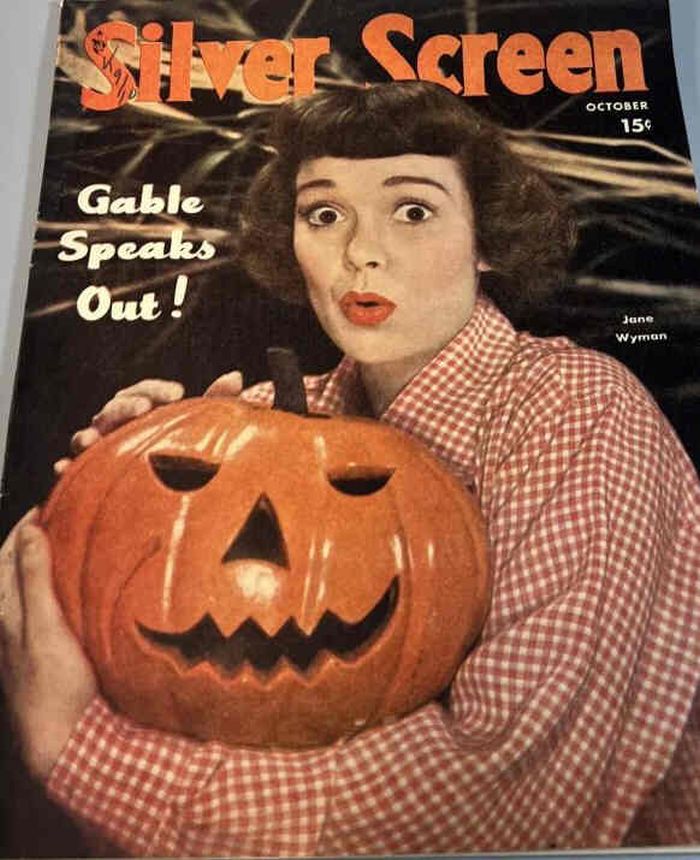 SILVER SCREEN magazine side cover October 1948