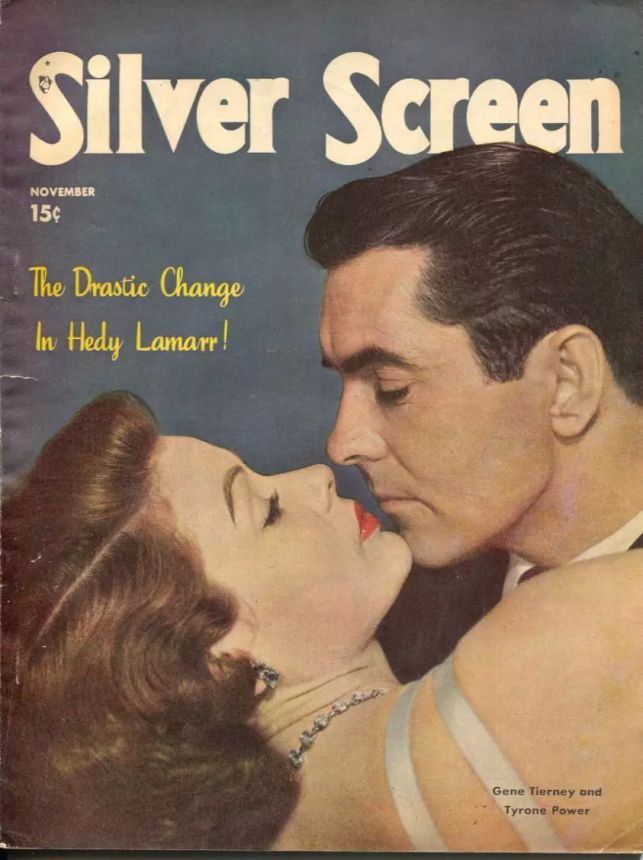 SILVER SCREEN magazine side cover November 1948