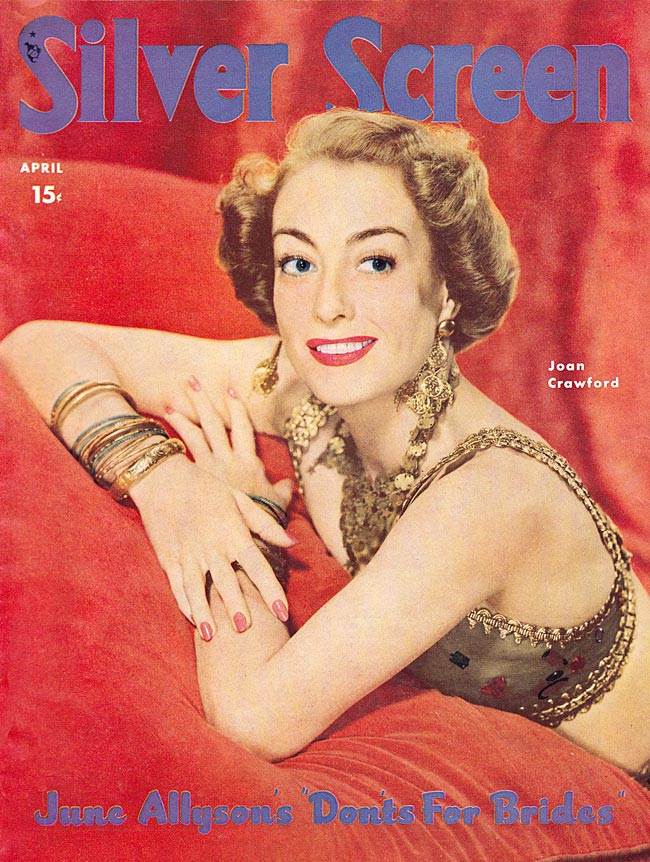 SILVER SCREEN magazine side cover April 1949