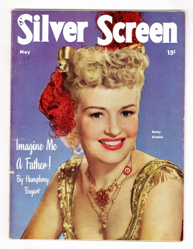 SILVER SCREEN magazine side cover May 1949