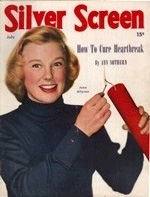 SILVER SCREEN magazine side cover July 1949