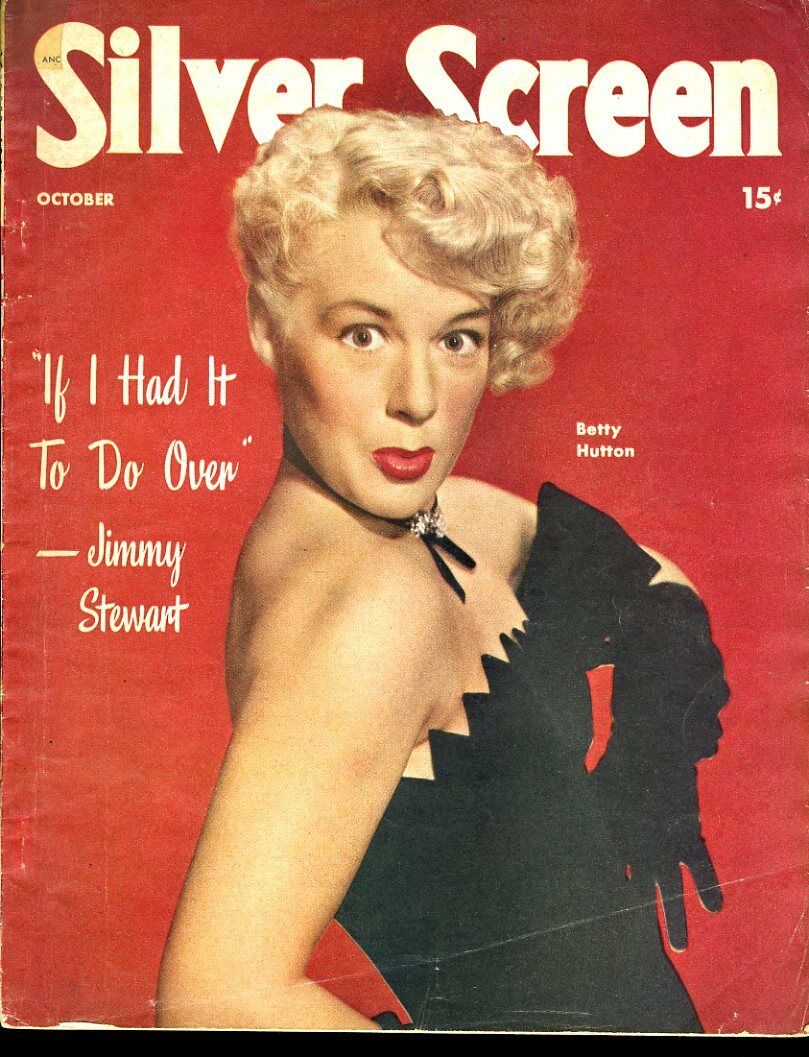 SILVER SCREEN magazine side cover October 1949
