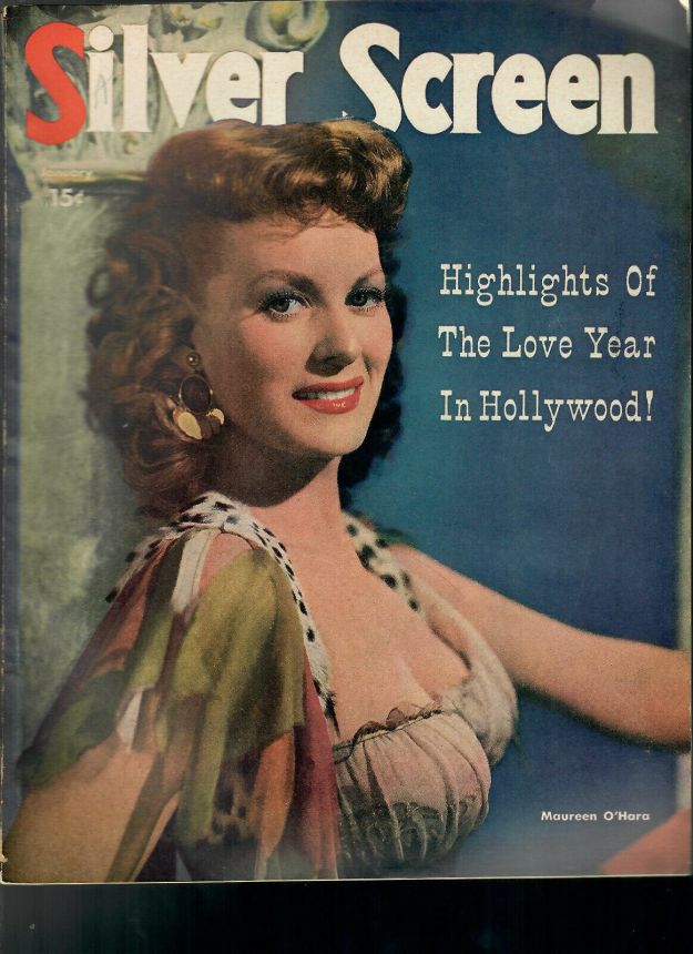 SILVER SCREEN magazine side cover January 1950