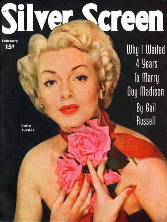 SILVER SCREEN magazine side cover February 1950