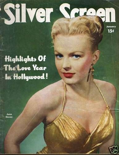 SILVER SCREEN magazine side cover January 1951