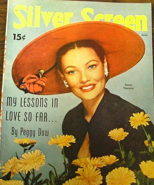 SILVER SCREEN magazine side cover June 1951