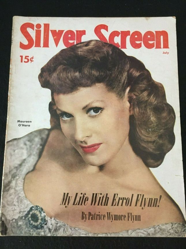 SILVER SCREEN magazine side cover July 1951