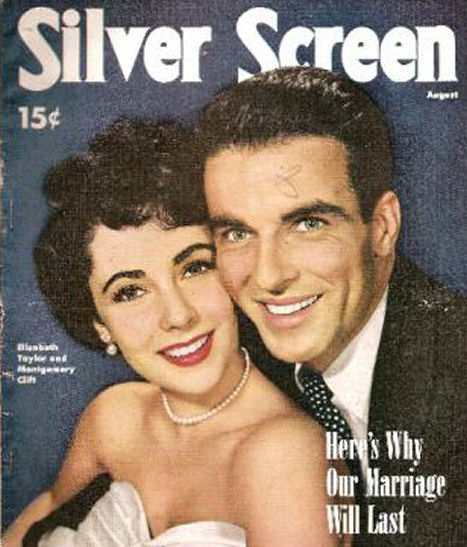 SILVER SCREEN magazine side cover August 1951