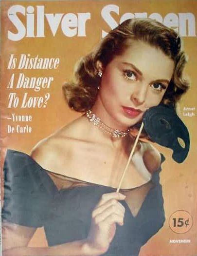 SILVER SCREEN magazine side cover November 1951